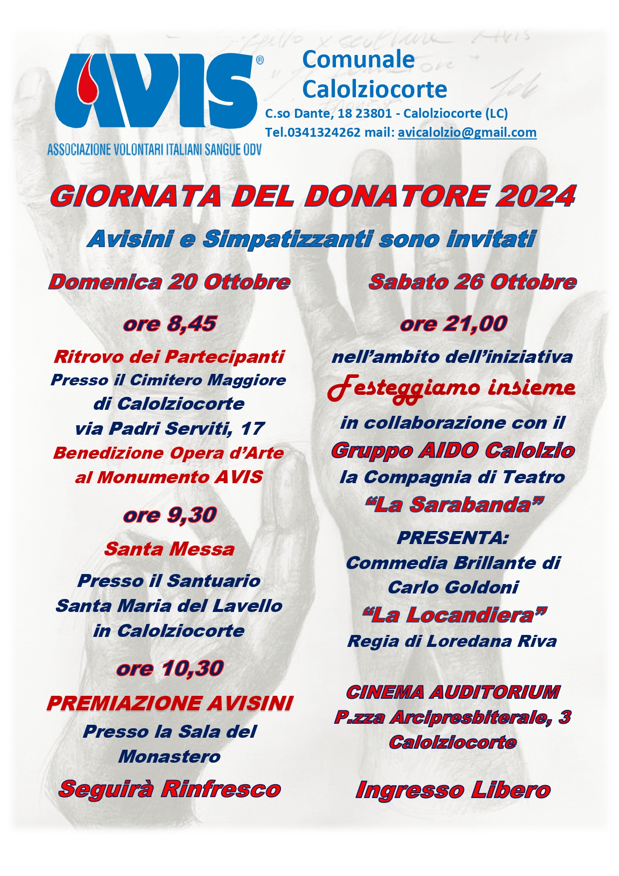 Giornata del Donatore 2024 - Avis Calolziocorte