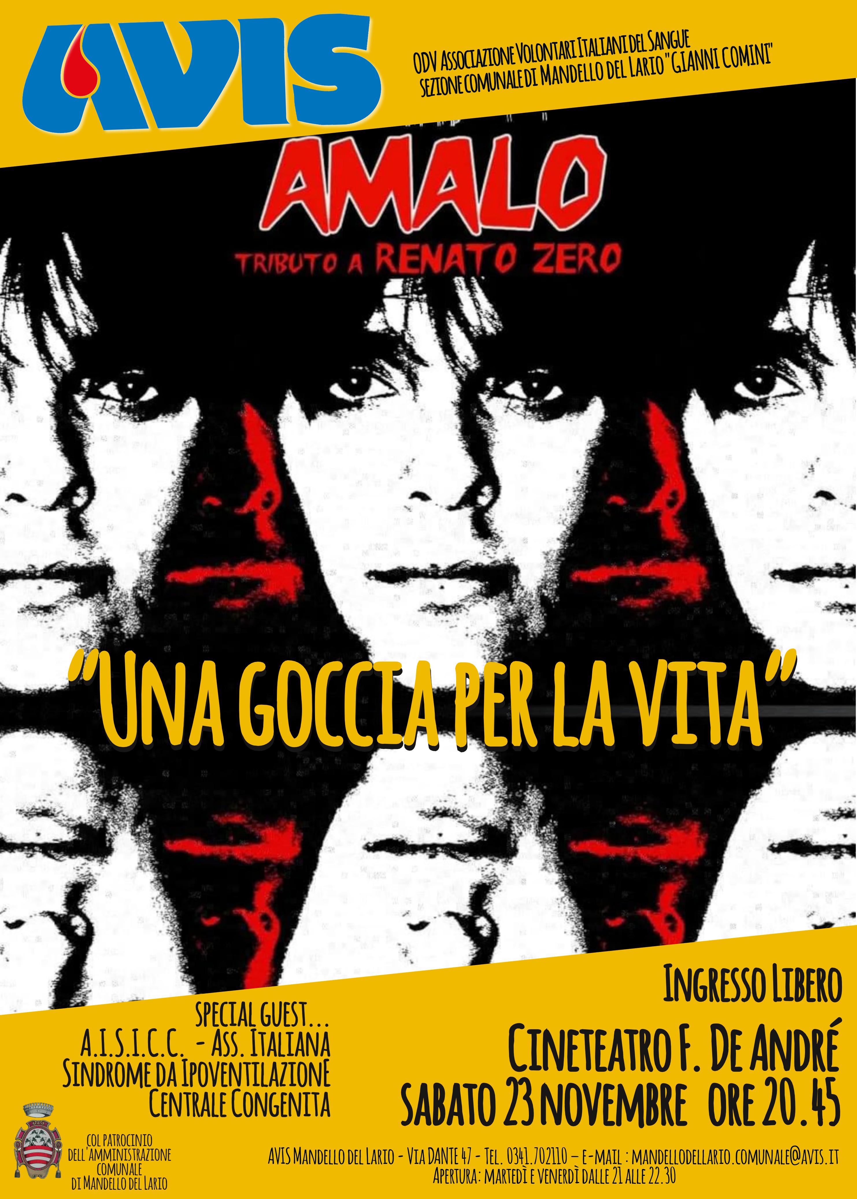 TRIBUTO A RENATO ZERO - Avis Mandello del Lario