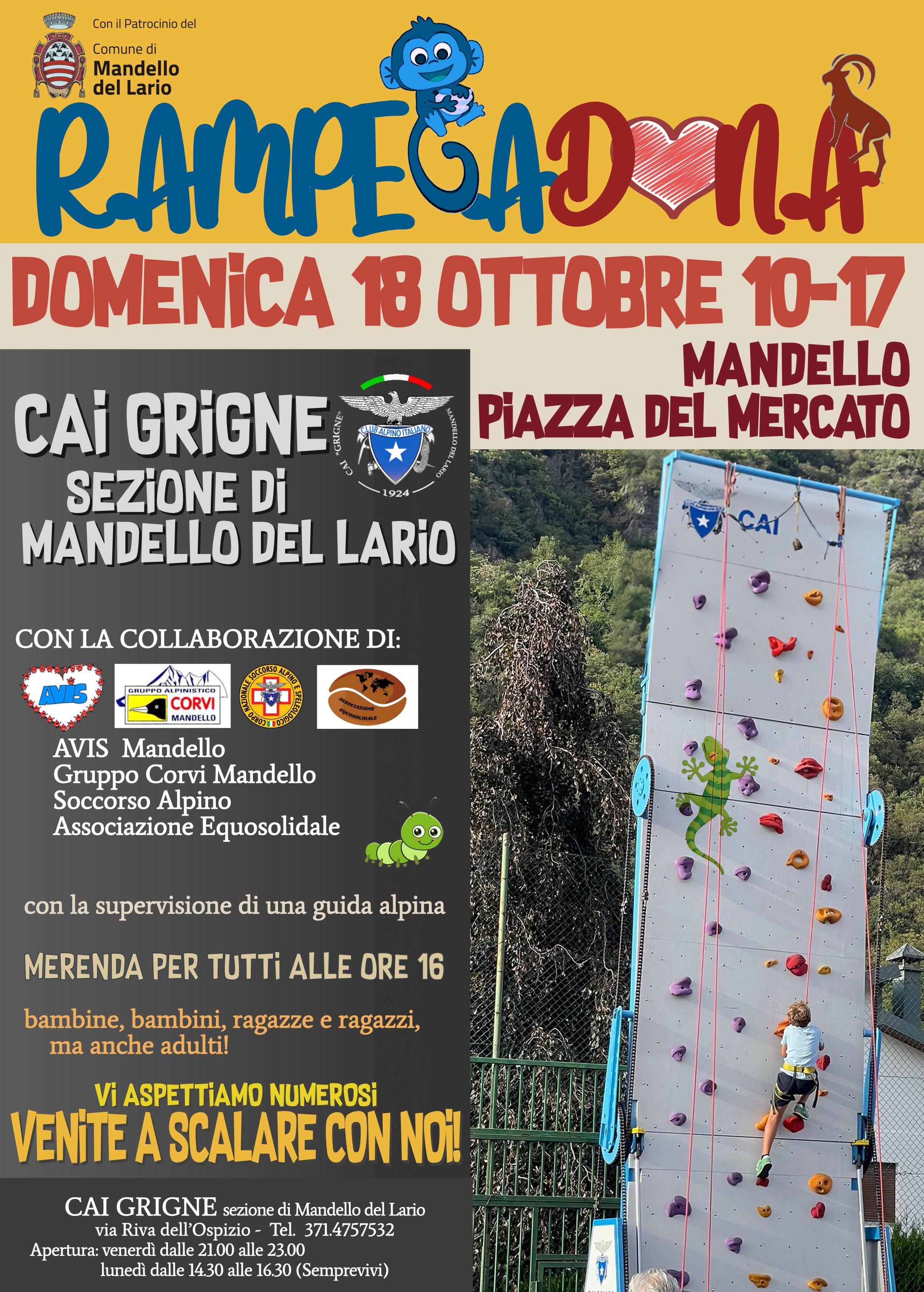 RAMPEGADONA: l’arrampicata diventa un’occasione di sport, condivisione e solidarietà con Avis Comunale di Mandello del Lario