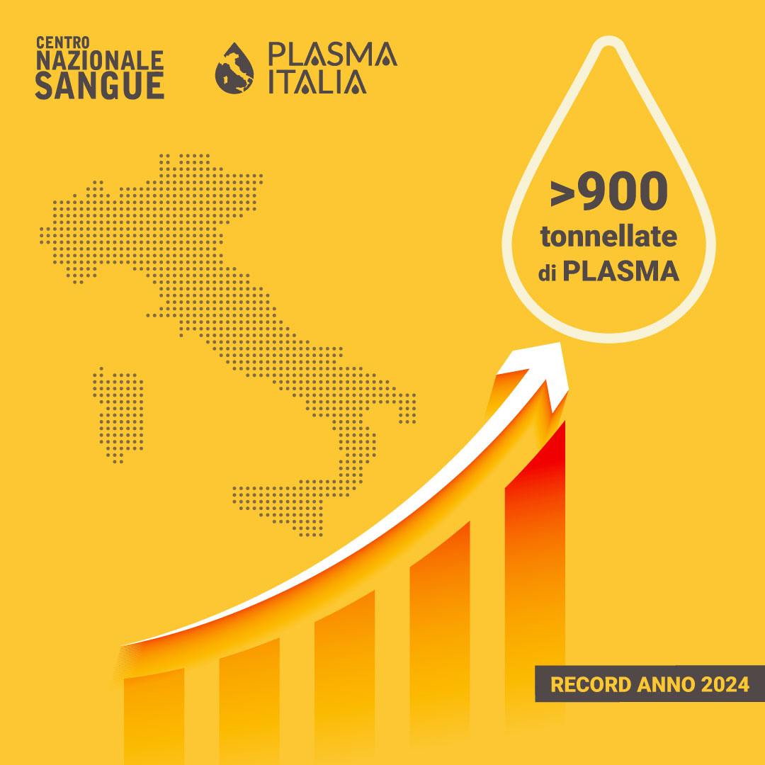 Raccolta nazionale di plasma da record: un dato molto incoraggiante!